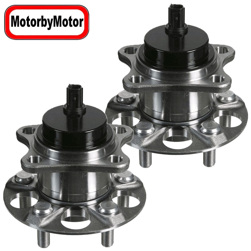 Toyota Prius Rear Wheel Bearing Hub Assembly, w/ABS, 5 Lugs - 512505 (2 Pack)