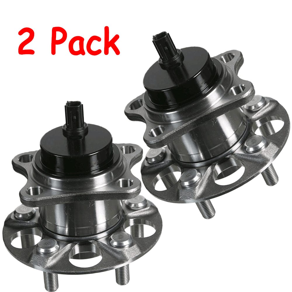 Toyota Prius Rear Wheel Bearing Hub Assembly, w/ABS, 5 Lugs - 512505 (2 Pack)