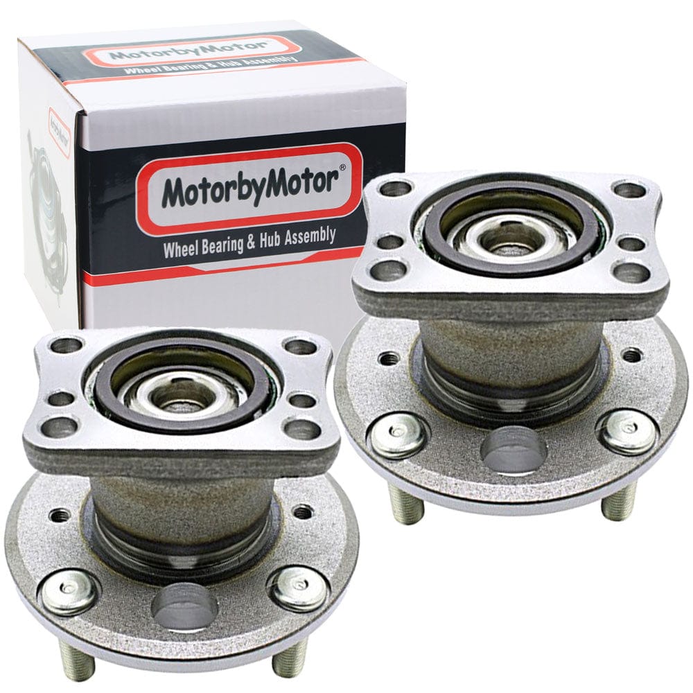 Ford Fiesta Rear Wheel Bearing Hub Assembly, 4 Lugs - 512490 (2 Pack)
