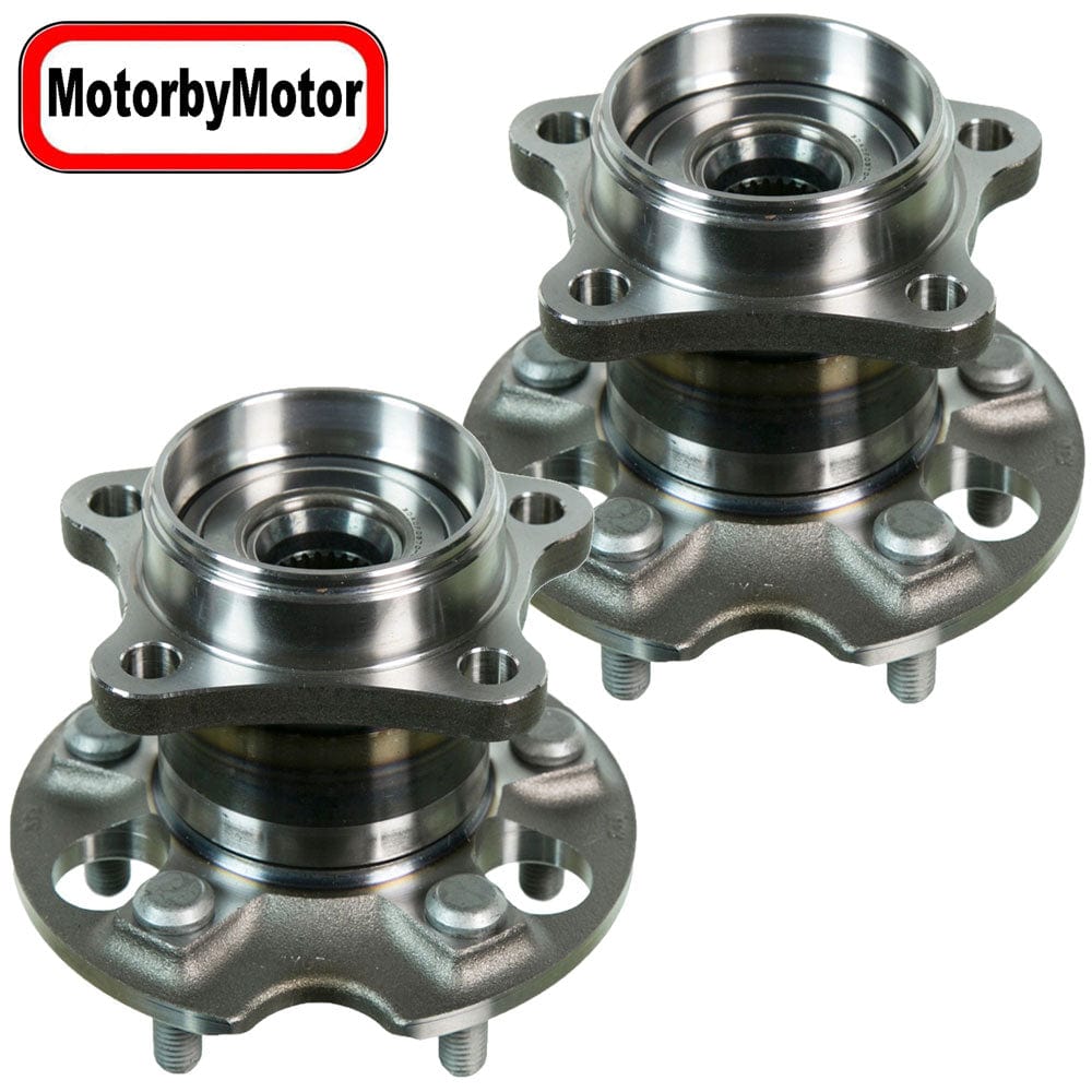 Toyota Sienna Rear Wheel Bearing Hub Assembly, AWD, 5 Lugs - 512482 (2 Pack)