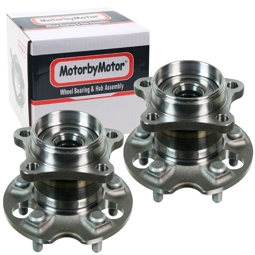 Toyota Sienna Rear Wheel Bearing Hub Assembly, AWD, 5 Lugs - 512482 (2 Pack)