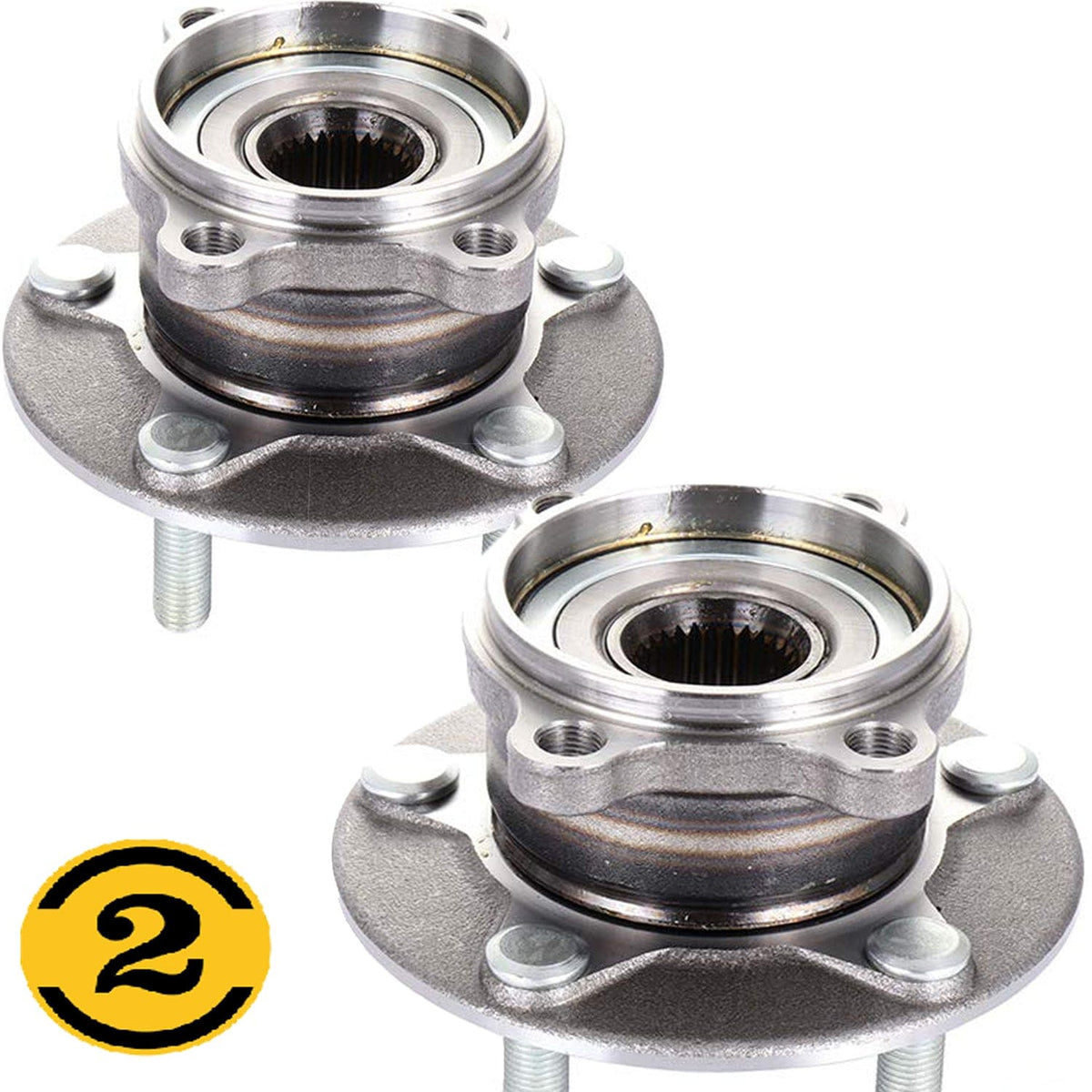 Mazda CX-5 Rear Wheel Bearing Hub Assembly, w/ABS - 512551 (2 Pack)