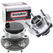 Ford Fusion Rear Wheel Bearing Hub Assembly, w/ABS Cap, 5 Lugs FWD - 512497 (2 Pack)