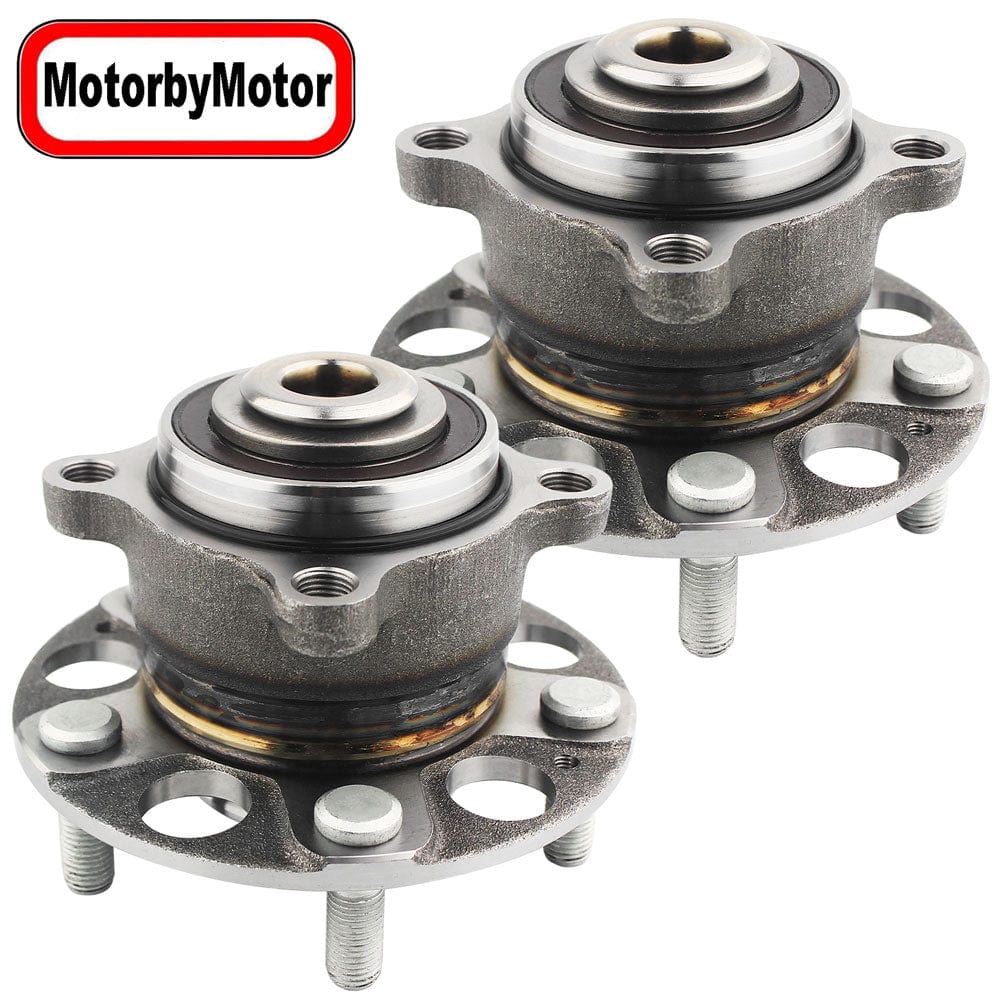 Acura TSX Rear Wheel Bearing Hub Assembly 2009-2014, 5 Lugs, w/ABS - 512353 (2 Pack)
