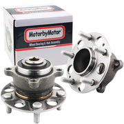 Acura TSX Rear Wheel Bearing Hub Assembly 2009-2014, 5 Lugs, w/ABS - 512353 (2 Pack)