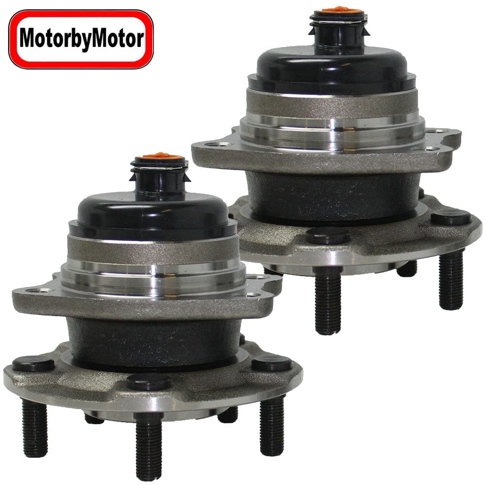 Dodge Grand Caravan Rear Wheel Bearing Hub Assembly w/ABS, 2WD FWD, 5 Lugs - 512169 (2 Pack)