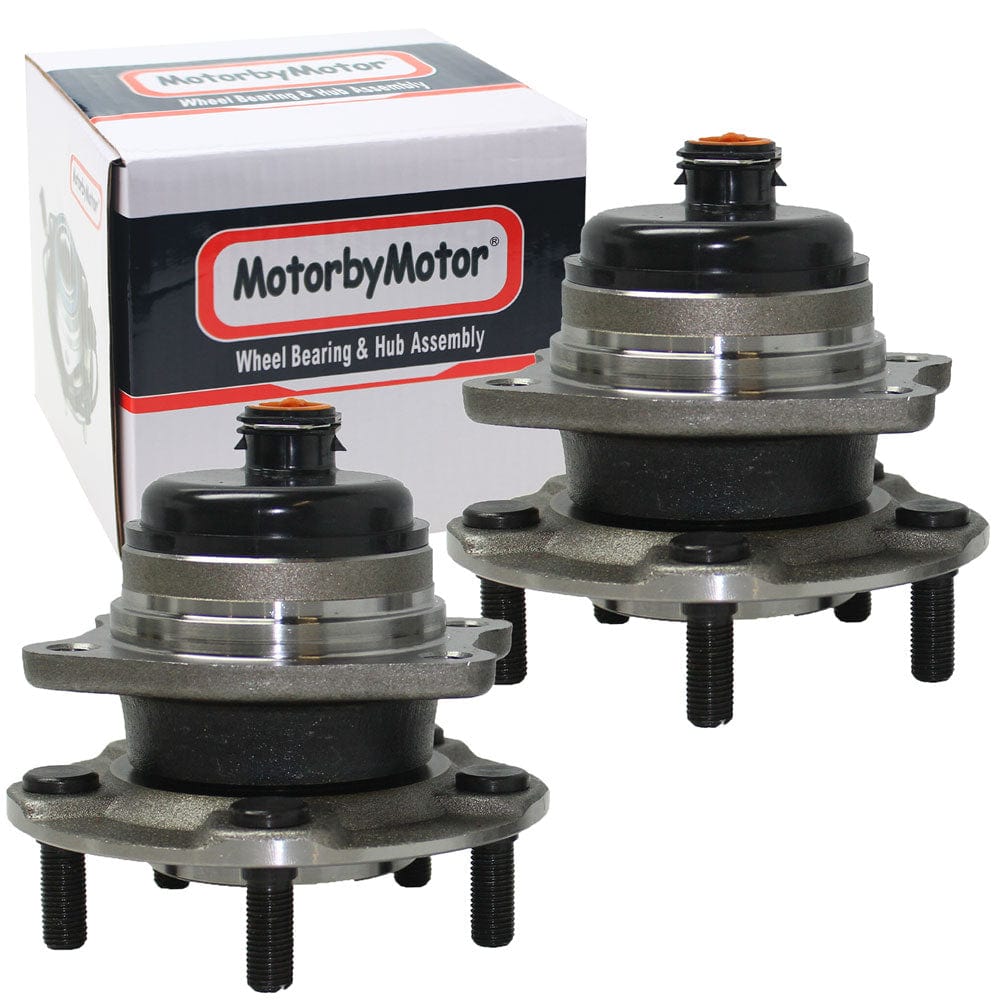 Dodge Grand Caravan Rear Wheel Bearing Hub Assembly w/ABS, 2WD FWD, 5 Lugs - 512169 (2 Pack)