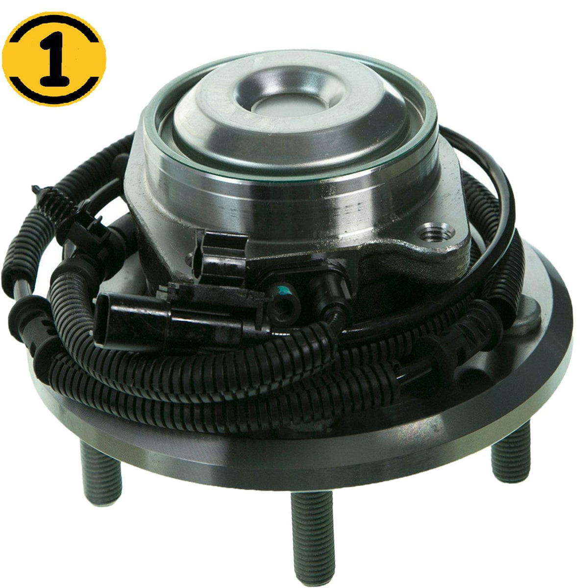 Ford Fusion Rear Wheel Bearing Hub Assembly, w/ABS Cap, 5 Lugs FWD - 512497 (2 Pack)