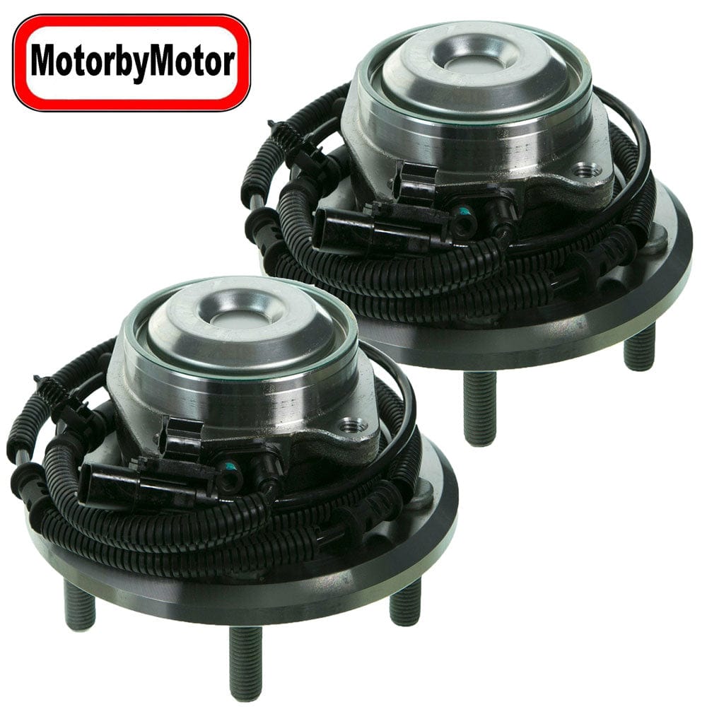 Ford Fusion Rear Wheel Bearing Hub Assembly, w/ABS Cap, 5 Lugs FWD - 512497 (2 Pack)