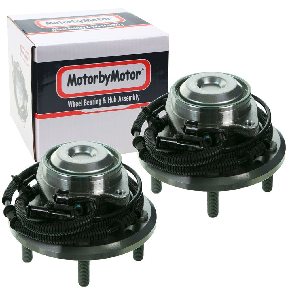 Ford Fusion Rear Wheel Bearing Hub Assembly, w/ABS Cap, 5 Lugs FWD - 512497 (2 Pack)