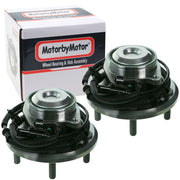 Ford Fusion Rear Wheel Bearing Hub Assembly, w/ABS Cap, 5 Lugs FWD - 512497 (2 Pack)