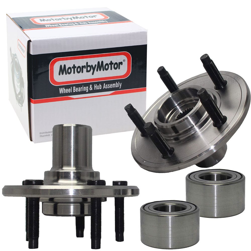 Ford Explorer Rear Wheel Bearing Hub Assembly, 5 Lugs - 521000 (2 Pack)