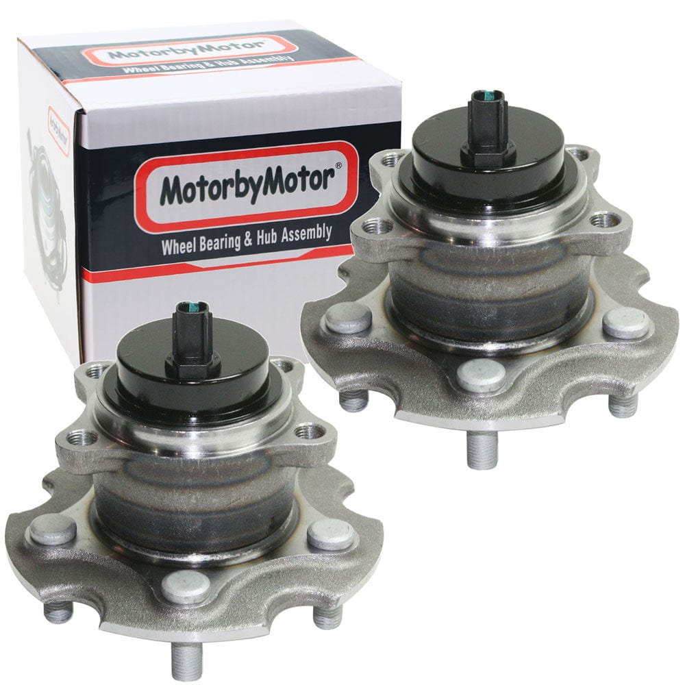 Toyota RAV4 Rear Wheel Bearing Hub Assembly w/ABS, 5 Lugs - 512372 (2 Pack)