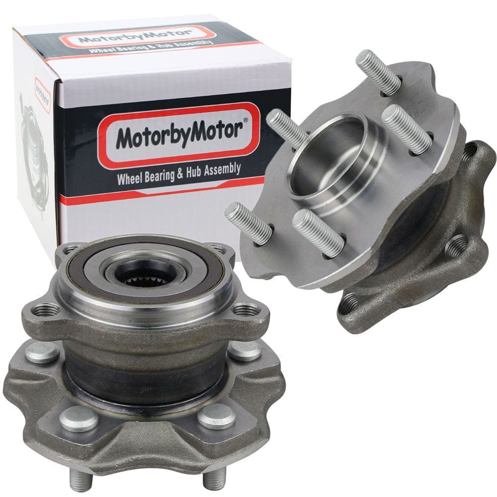 Toyota Highlander Rear Wheel Bearing Hub Assembly AWD, 5 Lugs, w/ABS - 512365 (2 Pack)