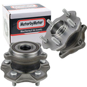Toyota Highlander Rear Wheel Bearing Hub Assembly AWD, 5 Lugs, w/ABS - 512365 (2 Pack)