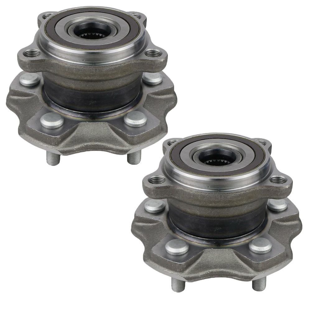 Toyota Highlander Rear Wheel Bearing Hub Assembly AWD, 5 Lugs, w/ABS - 512365 (2 Pack)