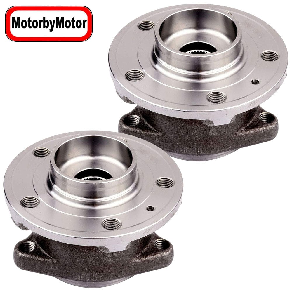 Volvo XC90 Rear Wheel Bearing Hub Assembly 2003-2014, AWD, 5 Lugs - 512273 (2 Pack)