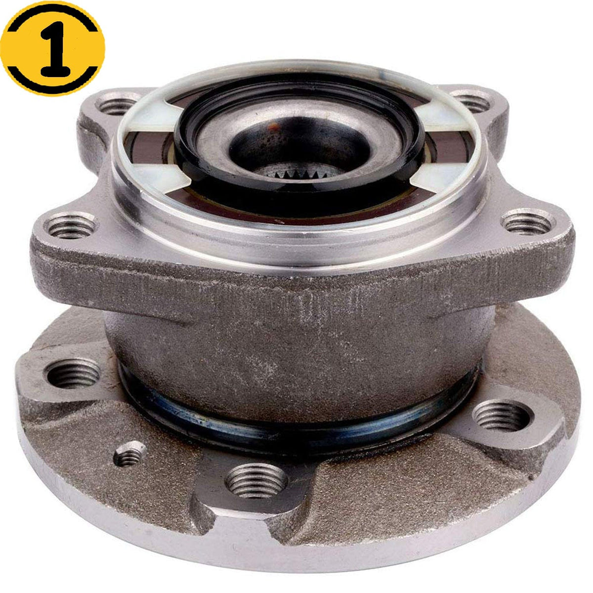 Volvo XC90 Rear Wheel Bearing Hub Assembly 2003-2014, AWD, 5 Lugs - 512273