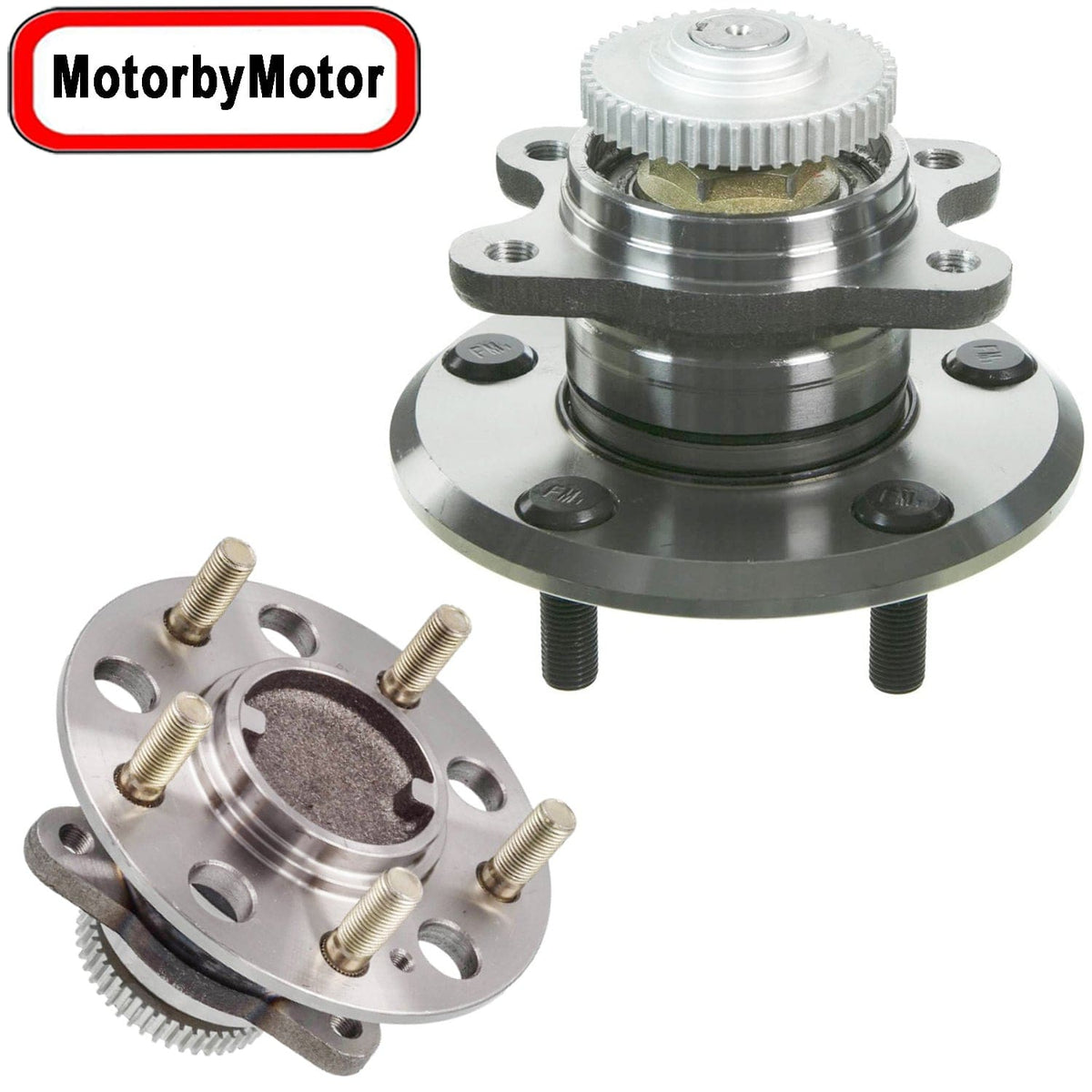 Hyundai Sonata Rear Wheel Bearing Hub Assembly 2006-2009 512265 (2 Pack)