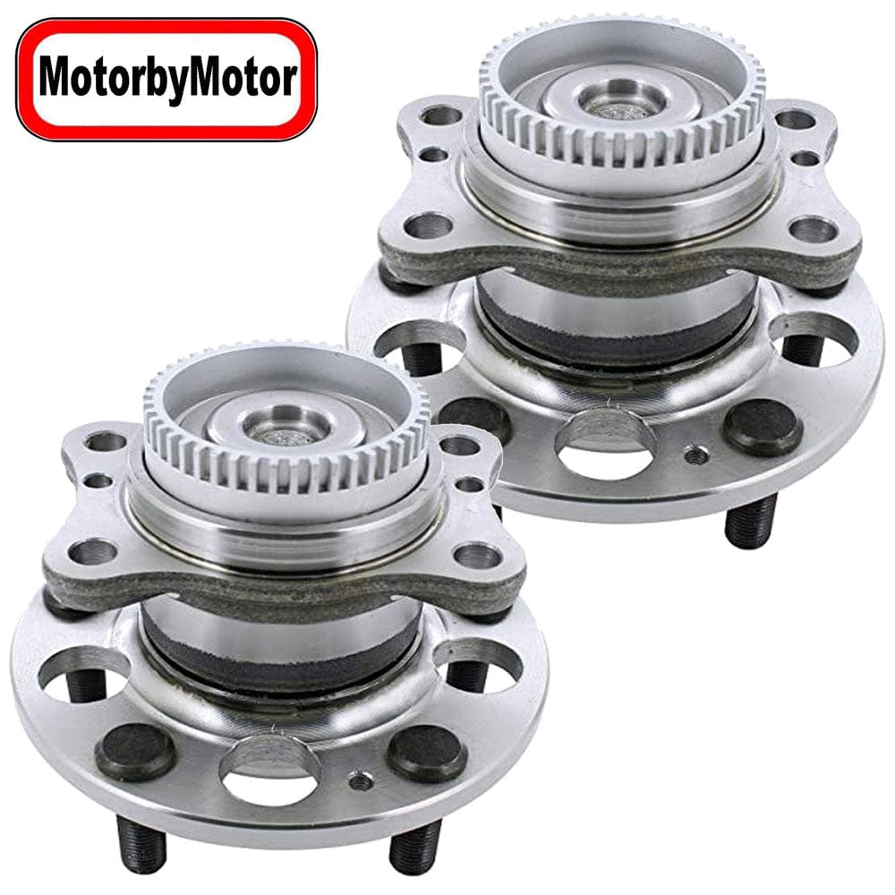 Hyundai Elantra Rear Wheel Bearing Hub Assembly, 5 Lugs - 512492 (2 Pack)