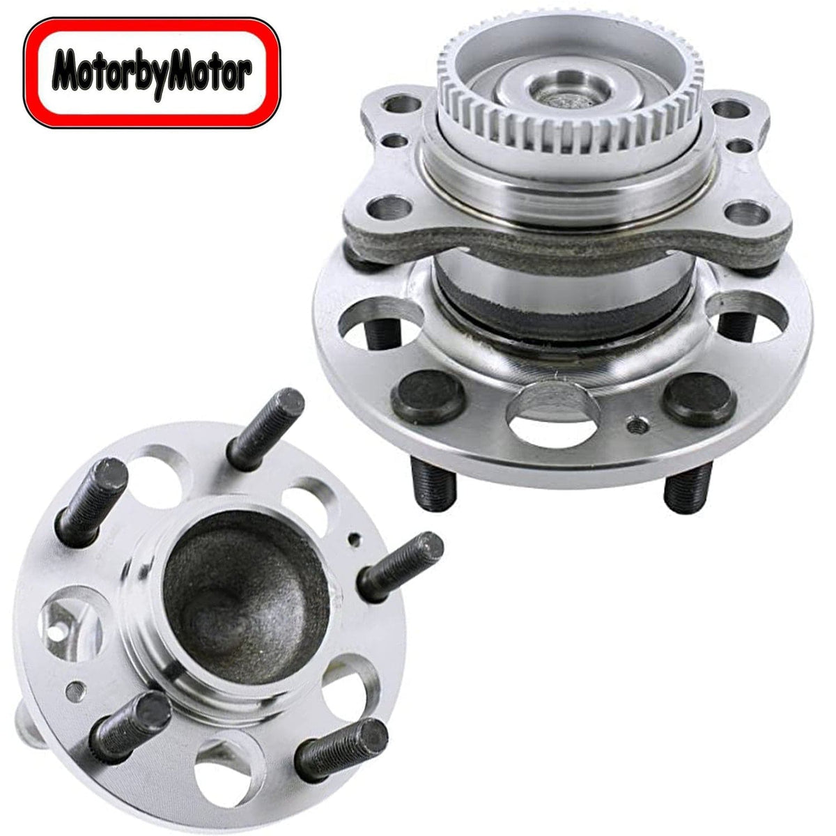 Hyundai Elantra Rear Wheel Bearing Hub Assembly, 5 Lugs - 512492 (2 Pack)
