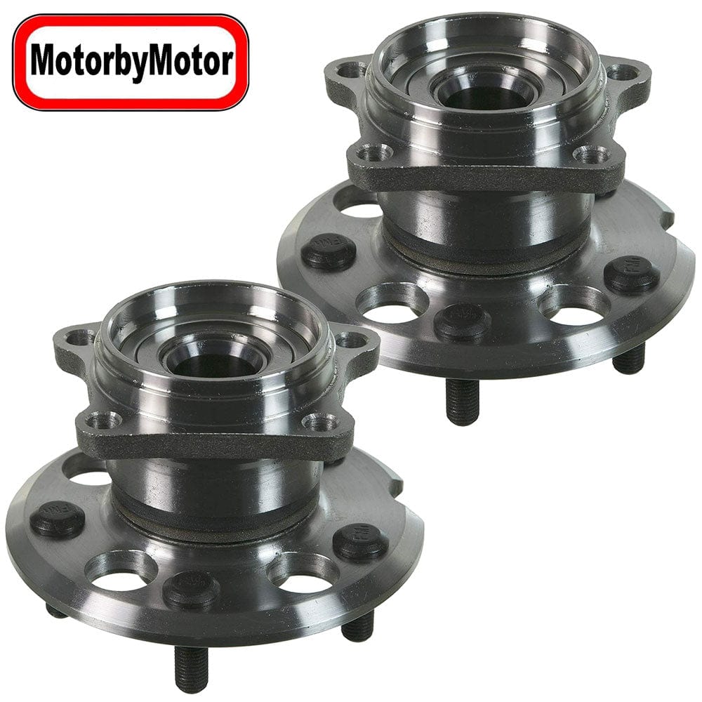 Toyota RAV4 Rear Wheel Bearing Hub Assembly, 5 Lugs AWD -- 512338 (2 Pack)
