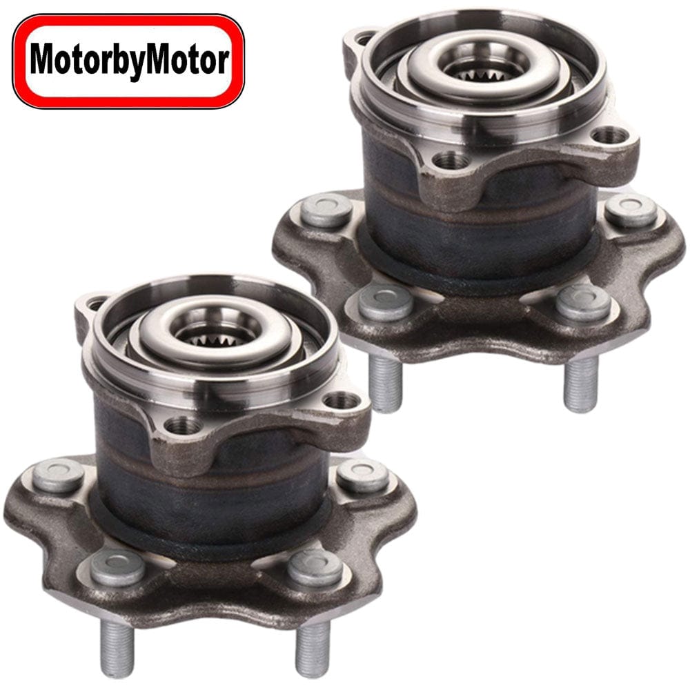 Nissan Juke Rear Wheel Bearing Hub Assembly w/5 Lugs AWD 512373 (2 PACK)
