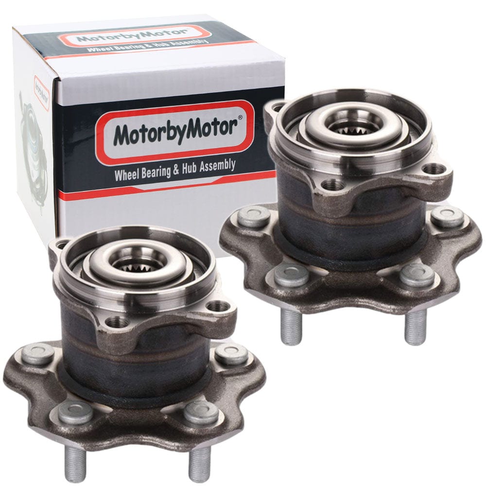 Nissan Juke Rear Wheel Bearing Hub Assembly w/5 Lugs AWD 512373 (2 PACK)