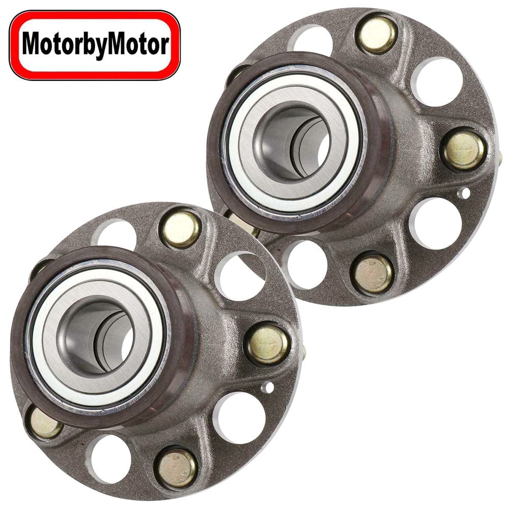 Honda CR-Z Rear Wheel Bearing Hub Assembly, 5 Lugs -- 512481 (2 Pack)