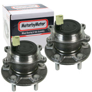 Ford Focus Rear Wheel Bearing Hub Assembly, w/ABS Sensor, 5 Lugs - 512465 (2 Pack)