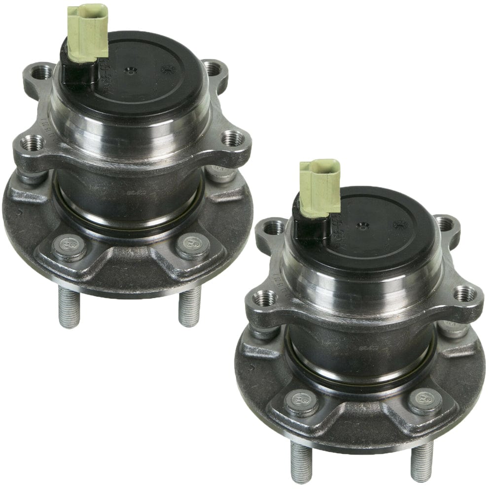 Ford Focus Rear Wheel Bearing Hub Assembly, w/ABS Sensor, 5 Lugs - 512465 (2 Pack)