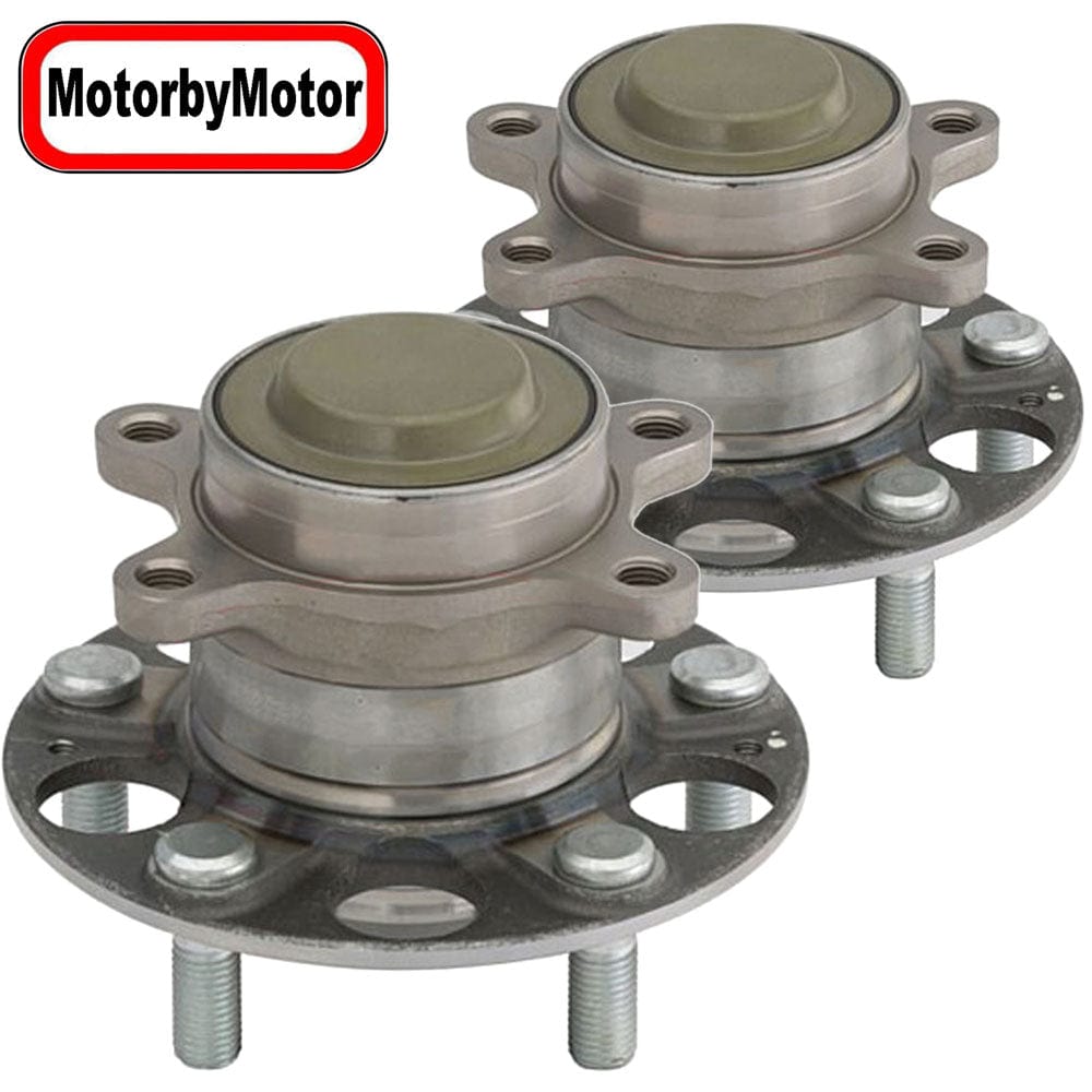 Honda Civic Rear Wheel Bearing Hub Assembly, 5 Lugs -- 512450 (2 Pack)