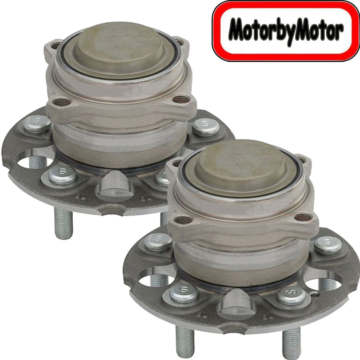 Honda CR-V (2012--2016) Rear Wheel Bearing Hub Assembly, 5 Lugs FWD w/ABS -- 512448 (2 Pack)