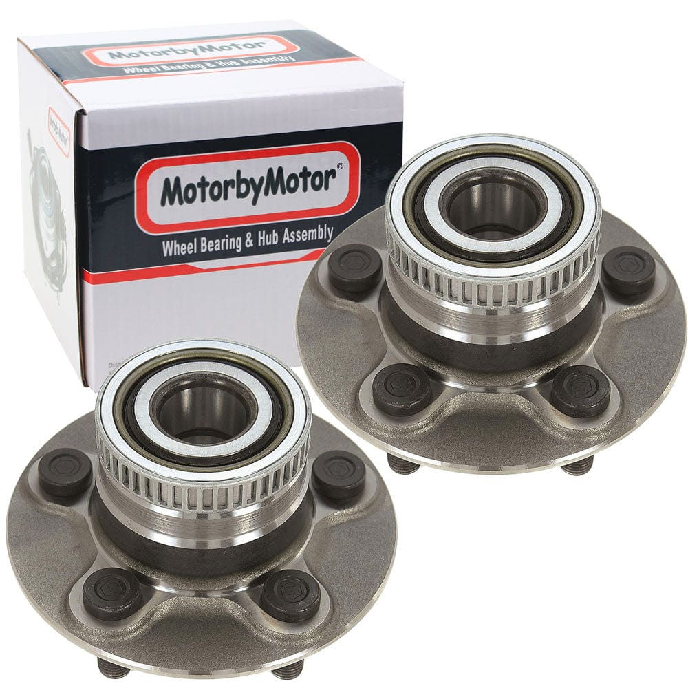Chrysler PT Cruiser Rear Wheel Bearing Hub Assembly w/ABS, 2WD FWD, 5 Lugs - 512167 (2 Pack)