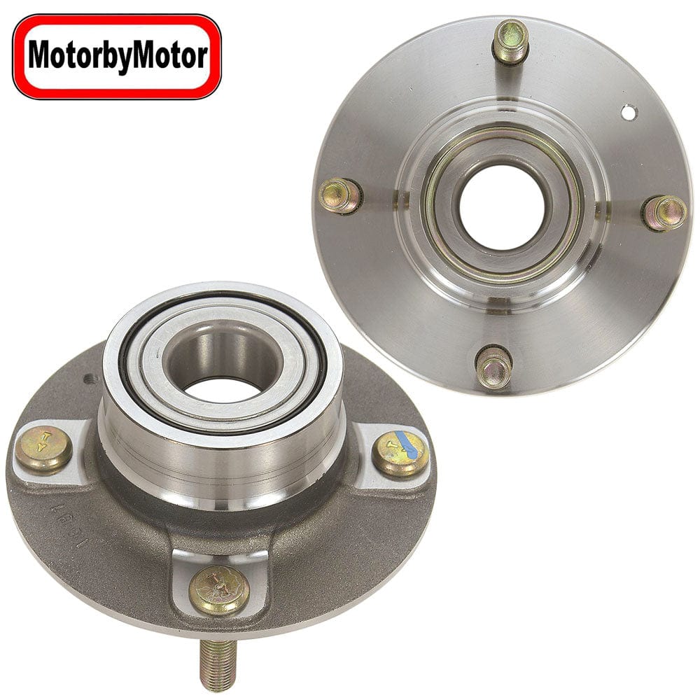 Hyundai Elantra Rear Wheel Bearing Hub Assembly w/4 Lugs, Non-ABS - 512194 (2 Pack)