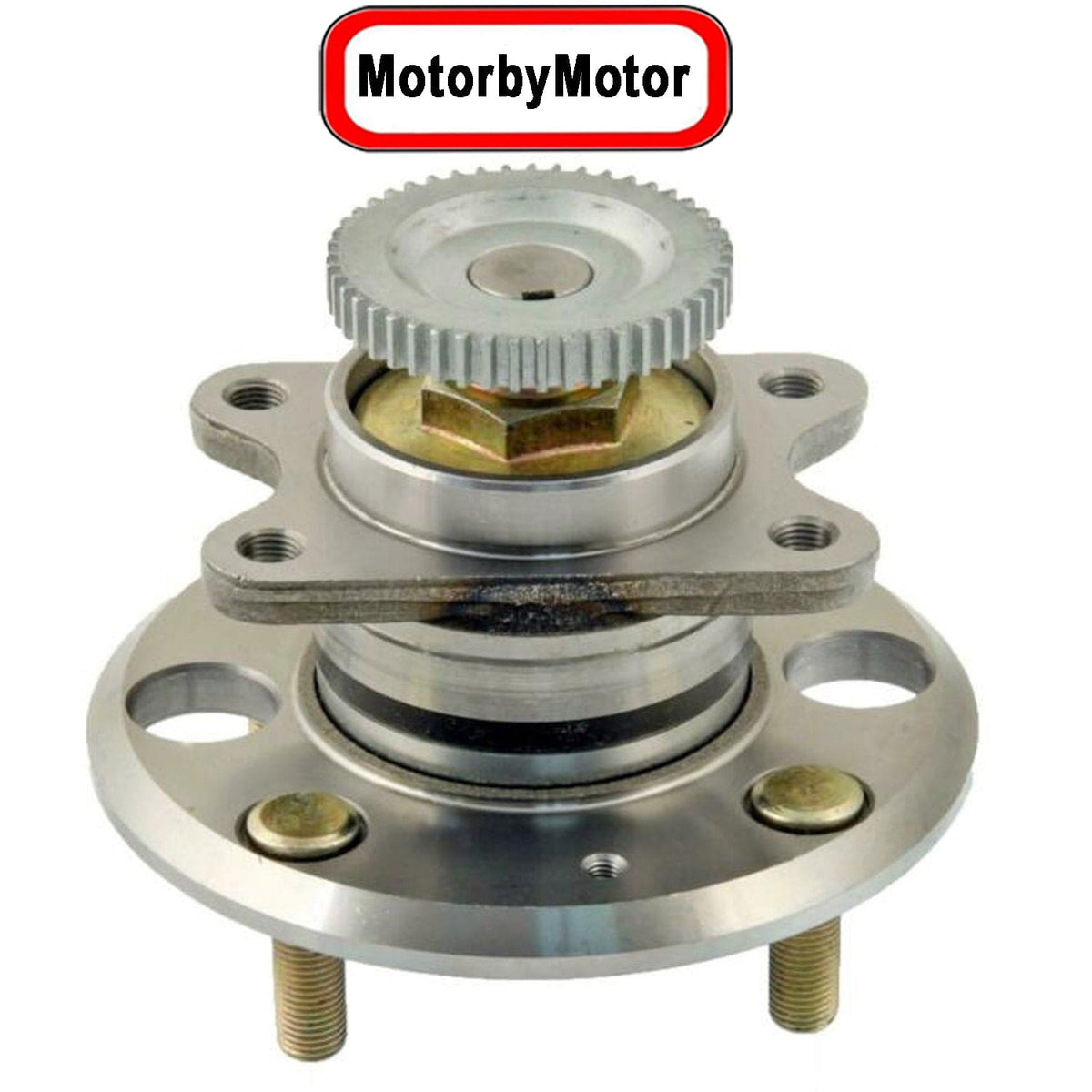 Hyundai Sonata Rear Wheel Bearing Hub Assembly 2WD FWD, w/ABS Tone Ring, 4 Lugs - 512190 (2 Pack)
