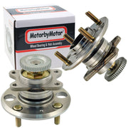 Hyundai Sonata Rear Wheel Bearing Hub Assembly 2WD FWD, w/ABS Tone Ring, 4 Lugs - 512190 (2 Pack)