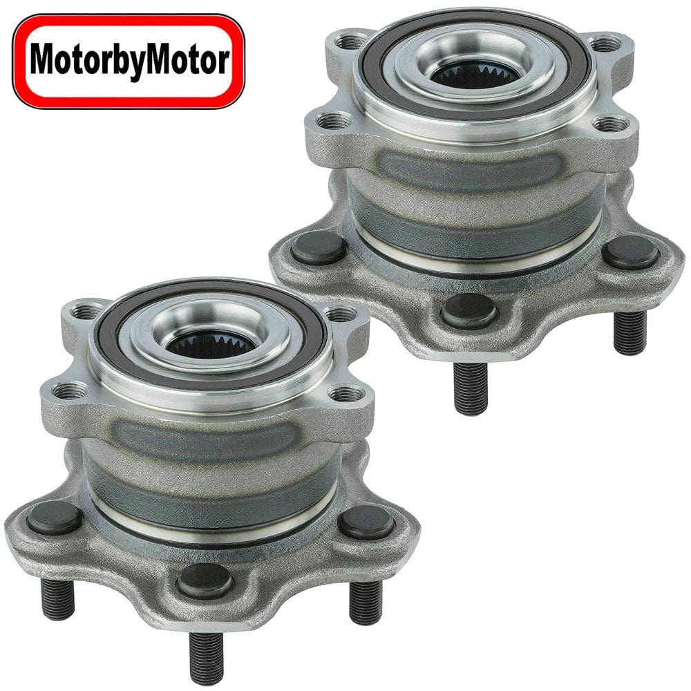 Nissan Murano Rear Wheel Bearing Hub Assembly, 5 Lugs AWD -- 512548 (2 Pack)