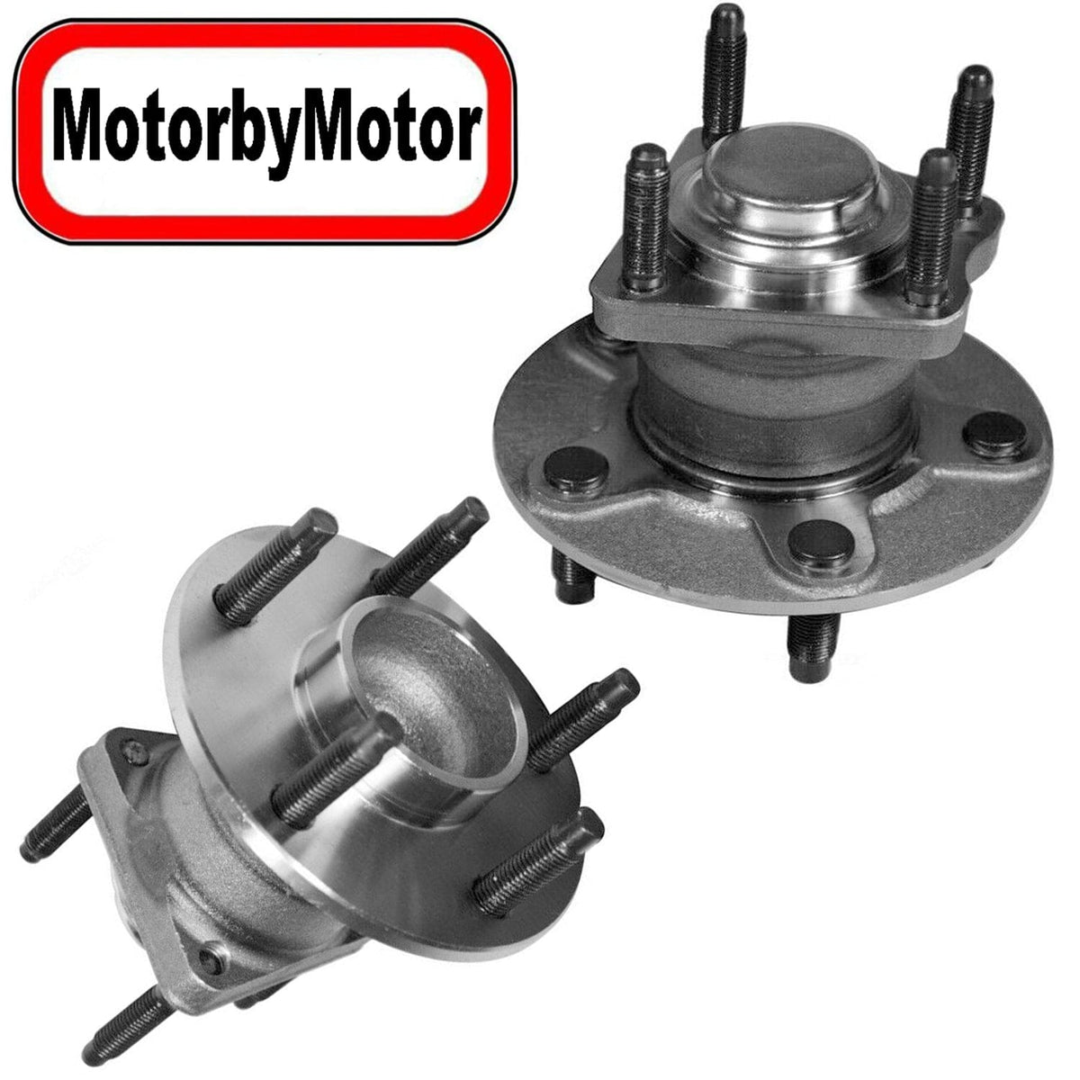 Chevrolet HHR 2006--2007 Rear Wheel Bearing Hub Assembly, 5 Lugs Non-ABS -- 512287 (2 Pack)