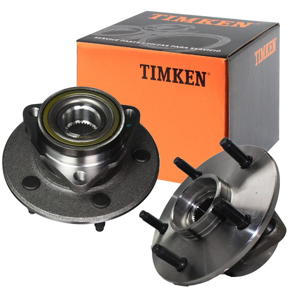 Timken HA599863 Front Wheel Bearing Hub Assembly 2000 2001 Dodge Ram 1500-No ABS 4WD 2pcs