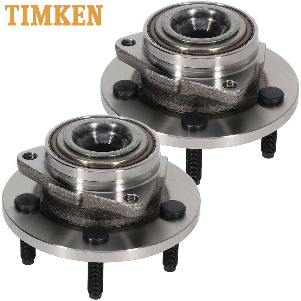 TIMKEN TKHA590034 Front Wheel Bearing Hub Assembly 2005-2008 Dodge Dakota Raider Non-ABS 2WD (2 PACK)