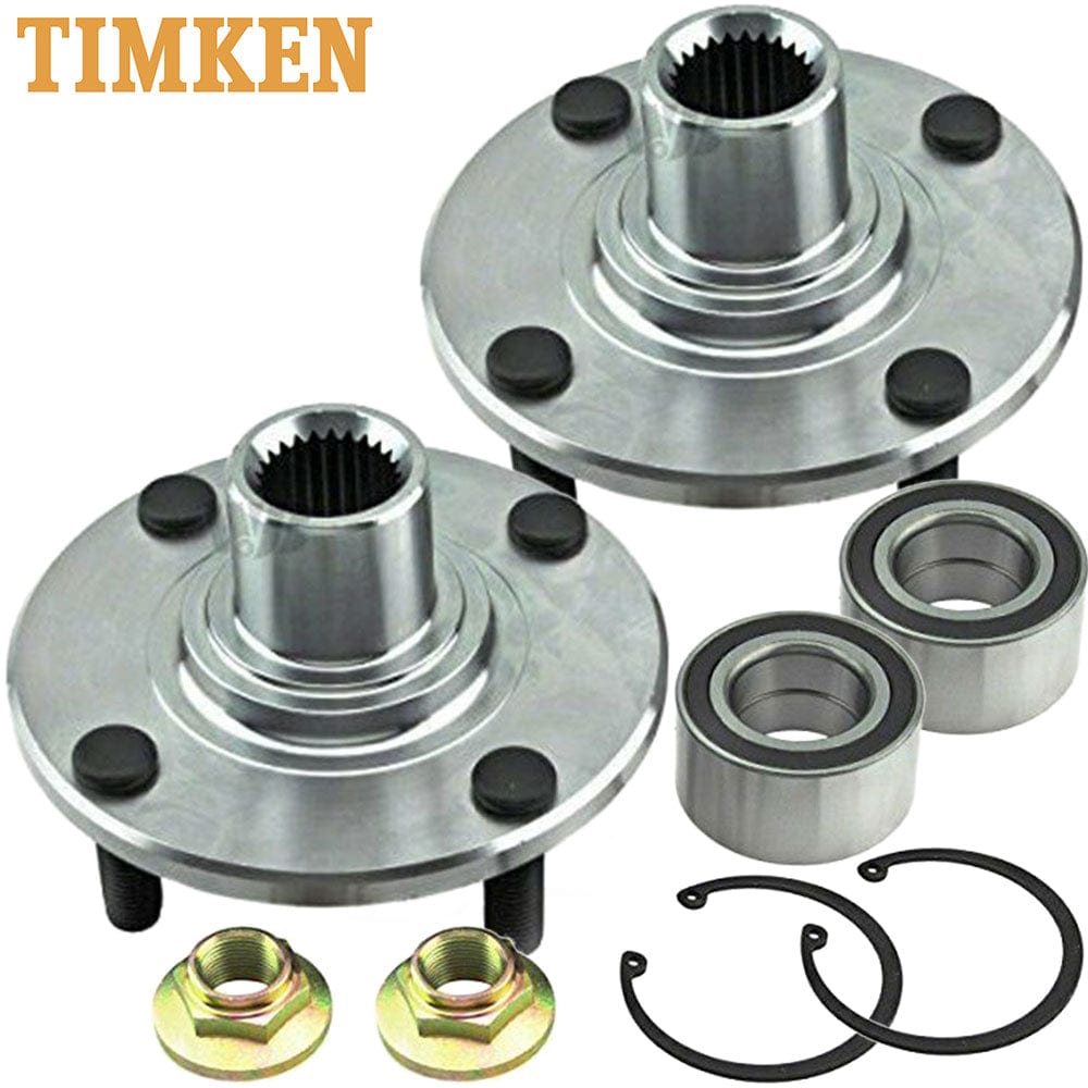 TIMKEN TKHA590263 Front Wheel Bearing Hub Assembly 00-11 Ford Focus 4 Stud (2 PACK)