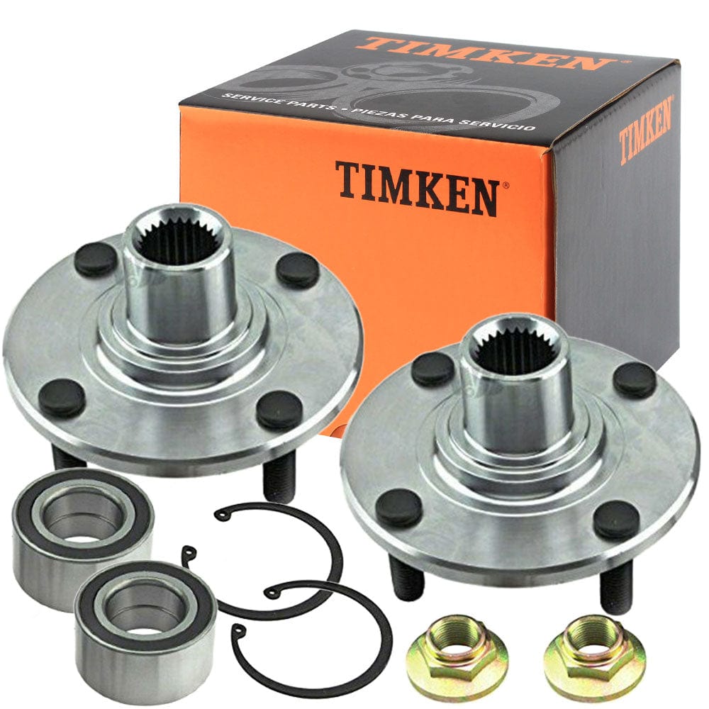 TIMKEN TKHA590263 Front Wheel Bearing Hub Assembly 00-11 Ford Focus 4 Stud (2 PACK)