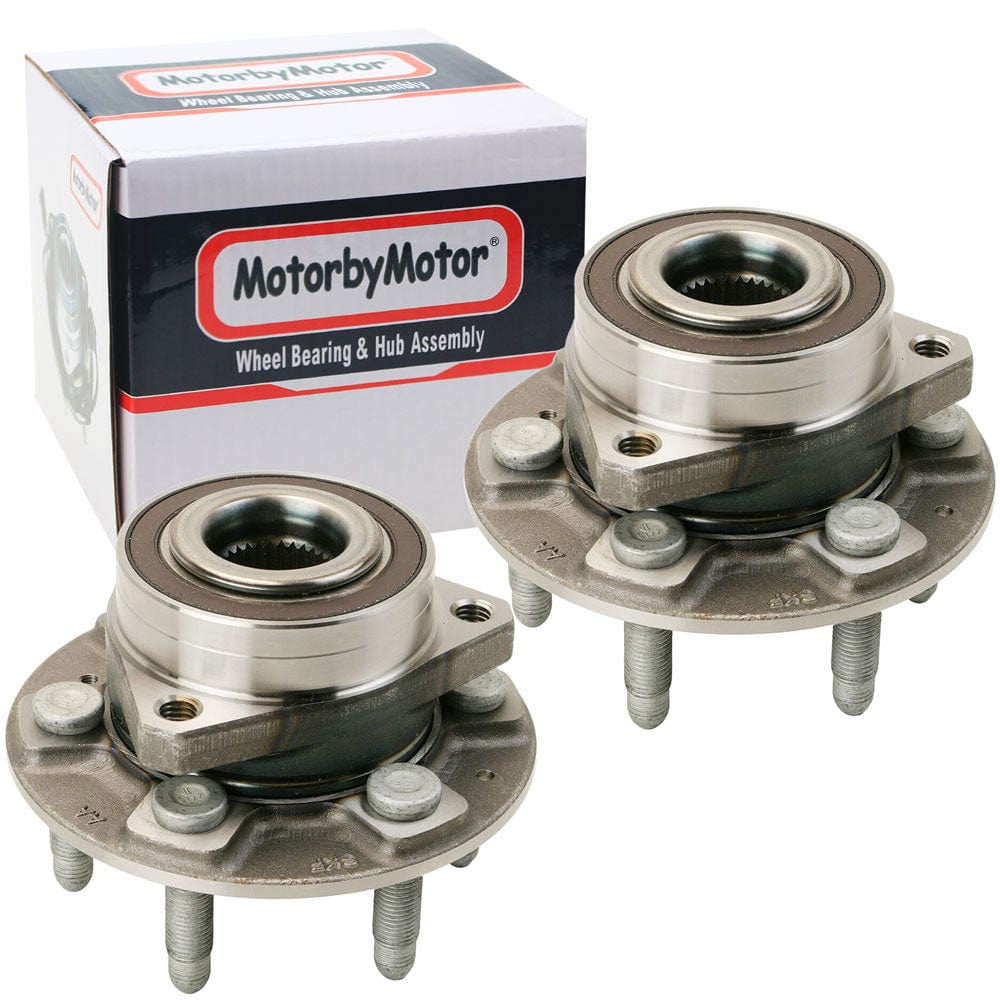Cadillac XT5 2017-2019 Wheel Bearing w/6 Lugs AWD-RB512593 (2 Pack)