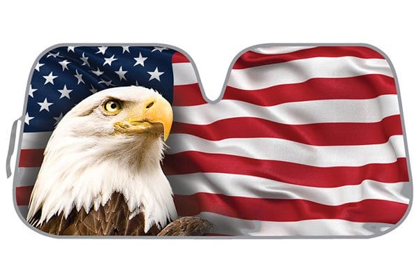 ProZ - ProZ American Flag Windshield Sun Shade