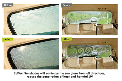 Soltect Car Sun Shades - Custom Window Shades